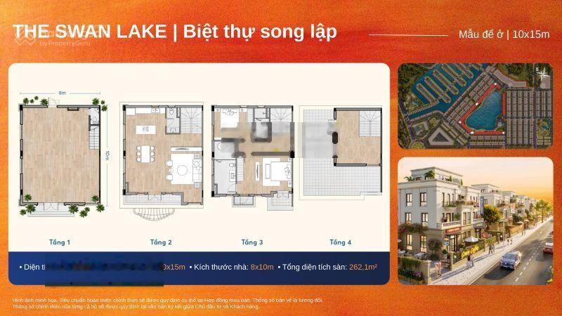 Biệt thự hồ Vinhomes Green City khu Tây Hồ Chí Minh