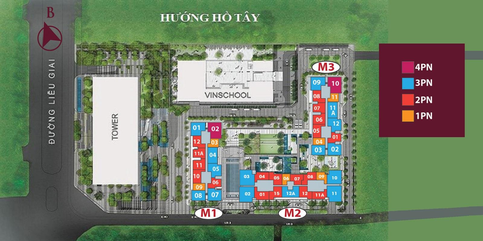 Chủ nhà gửi bán căn hộ 76m2 2PN 2VS chung cư Vinhomes Metropolis,tầng đẹp view thoáng ,sổ lâu dài