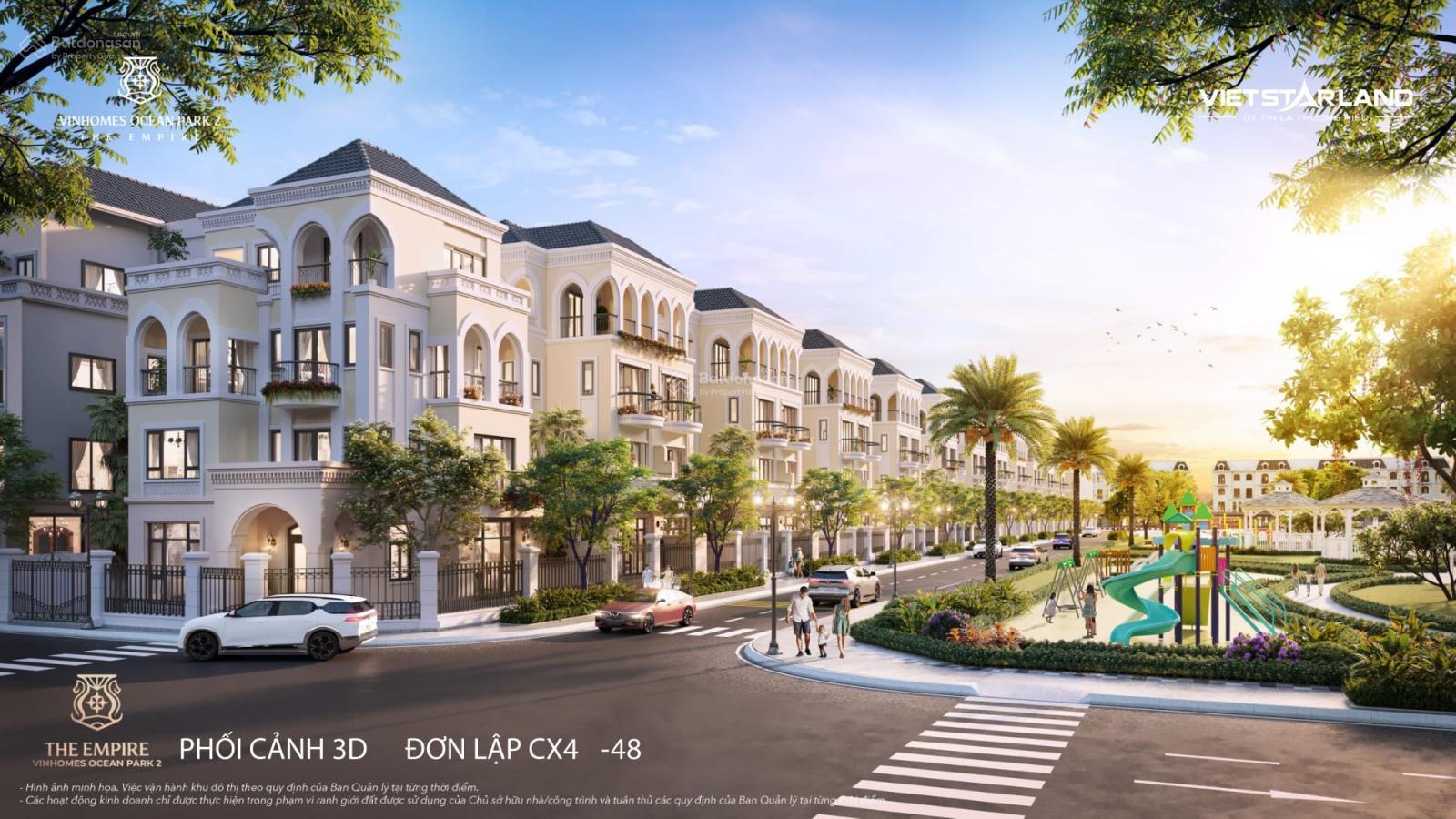 Bán gấp biệt thự Vinhomes Ocean park -The Empire, 20.6 tỷ