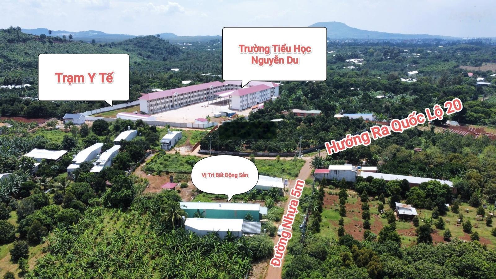 Nhà xưởng mặt tiền trường học mới khu dân cư Gia Kiệm siêu rẻ