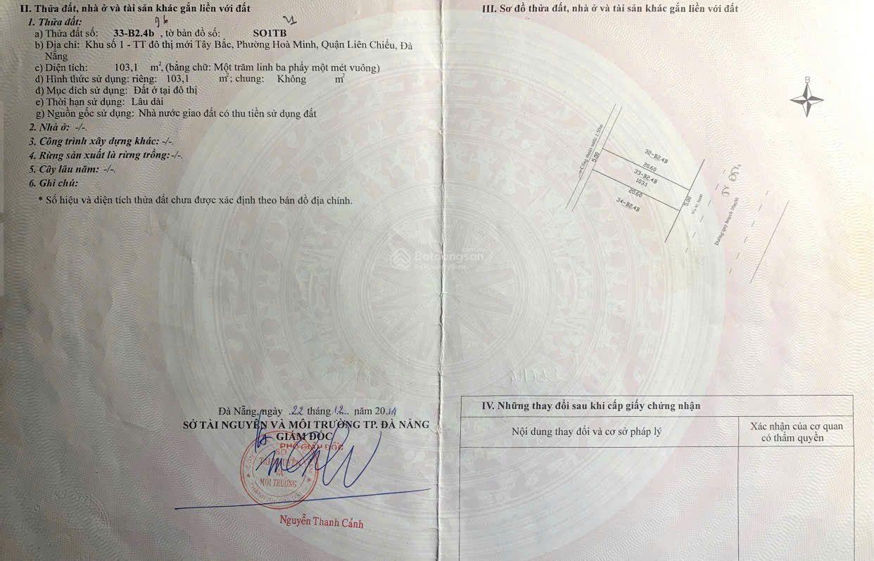 Bán đất mặt tiền kinh doanh trục thông biển Trần Đình Tri. Đường 10m5. Thông Nguyễn Tất Thành