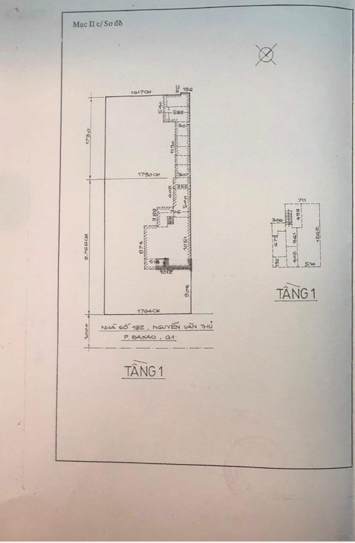 Bán quỹ đất siêu vị trí gần Hai Bà Trưng, P. Đa Kao, Quận 1. DT 17.64 x 45m, giá 800 tỷ