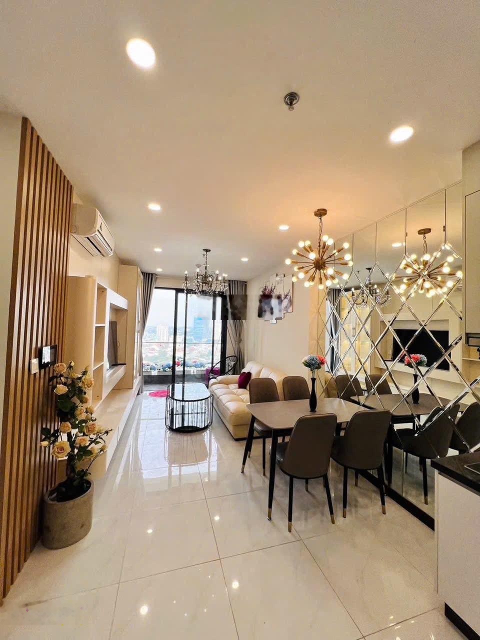 Cho thuê căn hộ Cskyview Chánh Nghĩa Thủ Dầu Một 2PN 2WC DT 80m2 full nội thất như hình Giá 10tr