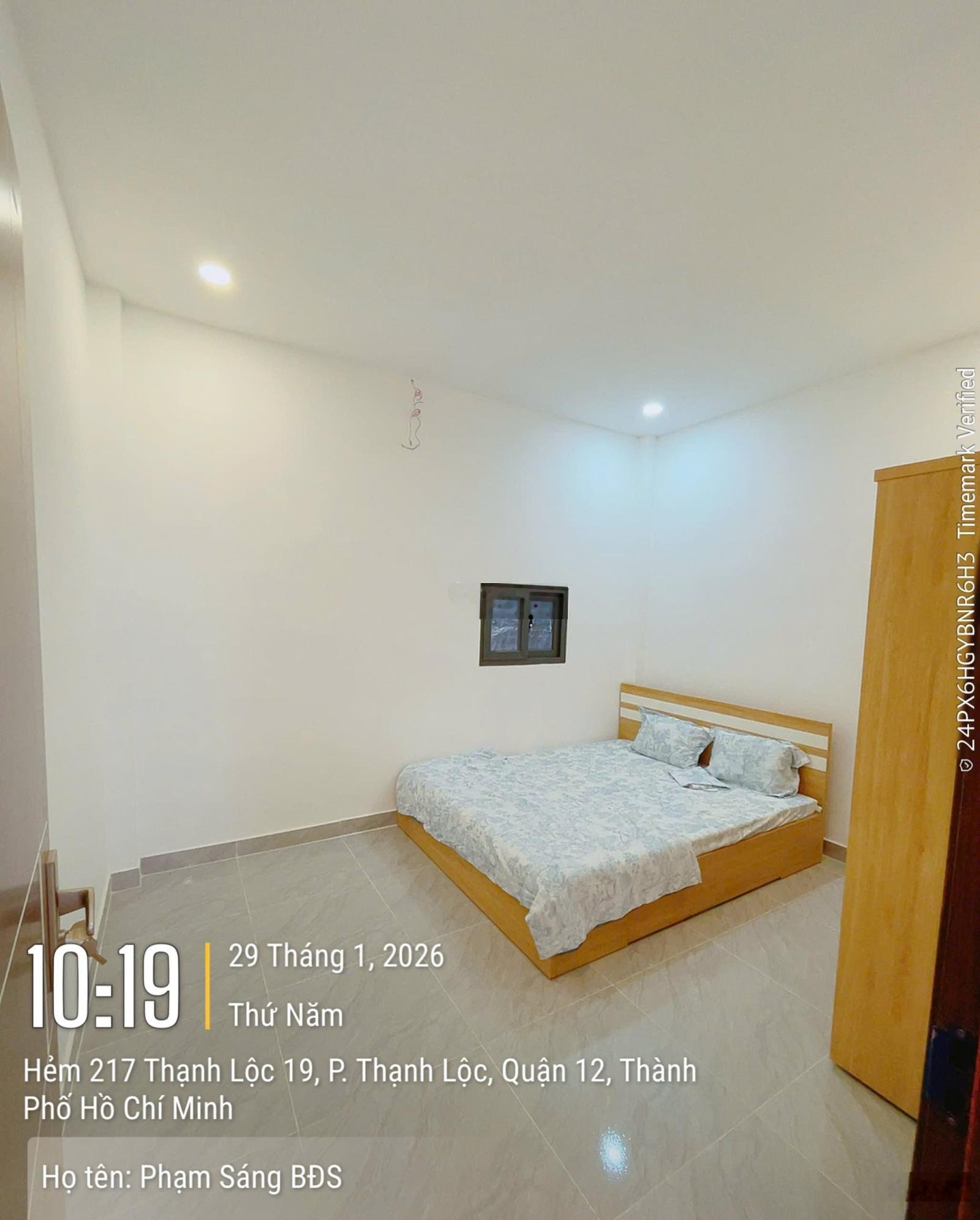 Hiếm! Nhà Ngã Tư Ga Thạnh Lộc 19, gần Chợ Cầu Đồng, giá: 4,480 tỷ (3 phòng ngủ)