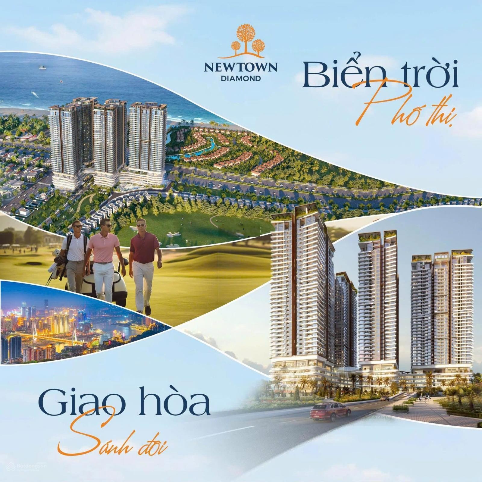 Căn hộ 2 ngủ view golf BRG tòa Sapphier - Newtown Diamond giá chỉ từ 5 tỷ