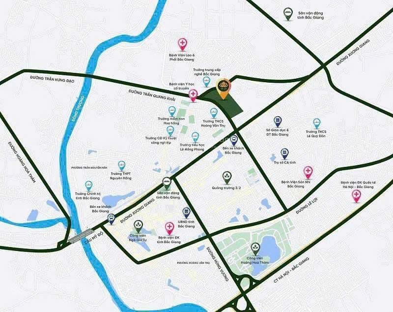 Vốn chỉ từ 800tr sống tại trung tâm phồn hoa giữa lòng TP. Bắc Giang. Giá tốt nhất trực tiếp CĐT