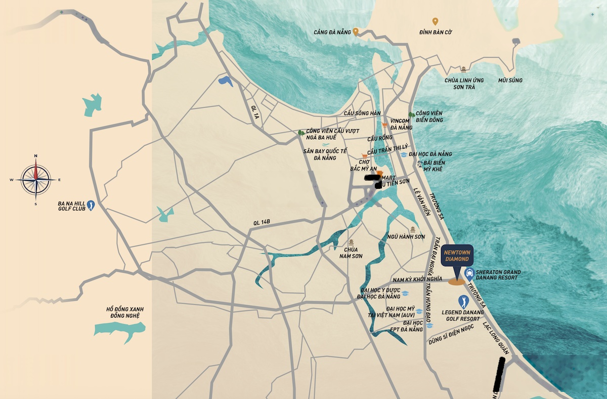 Tổng hợp 9 căn từ 1PN đến 3PN đáng mua nhất của dự án Newtown Diamond. LH 0935569786