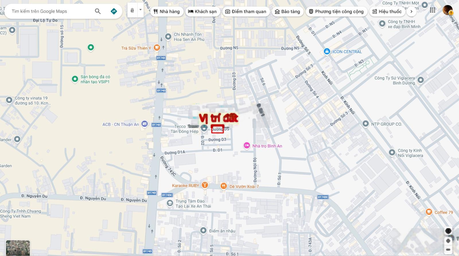 Bán nhà 1T2L 5x12m, đường D5 KDC Phúc Đạt p.Tân Đông Hiệp