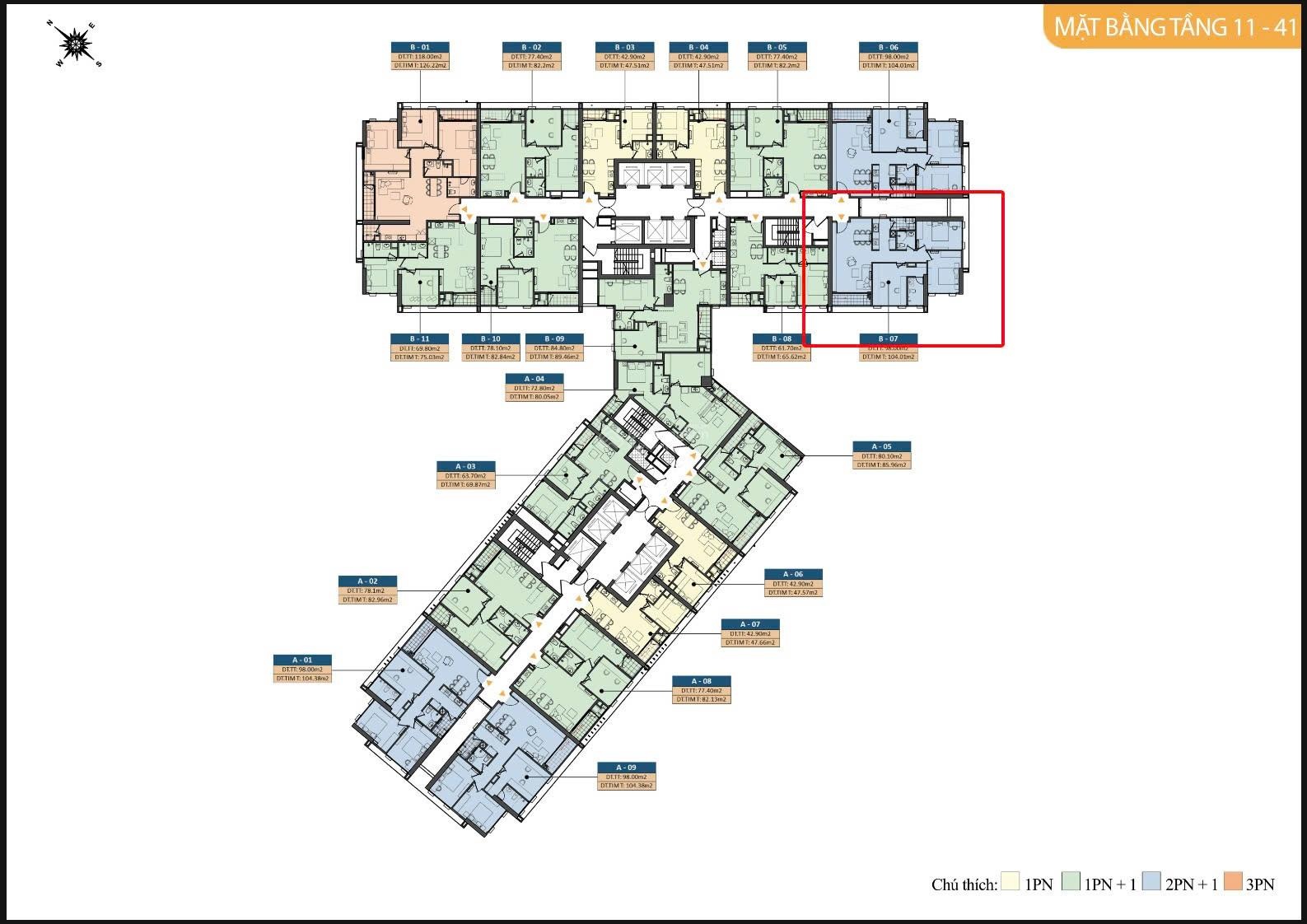 Bán căn 3PN 98m2 tầng 2x tại HH01 - Kepler Mỗ Lao giá cả thương lượng LH 0979916133