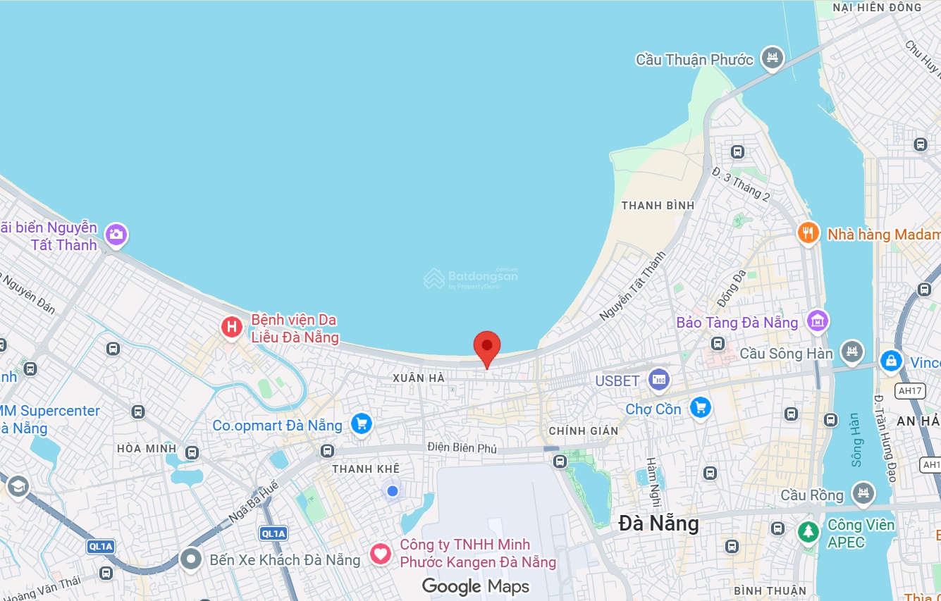 Lô đôi mặt tiền biển nguyễn tất thành hàng cực hiếm, lần đầu ra thị trường