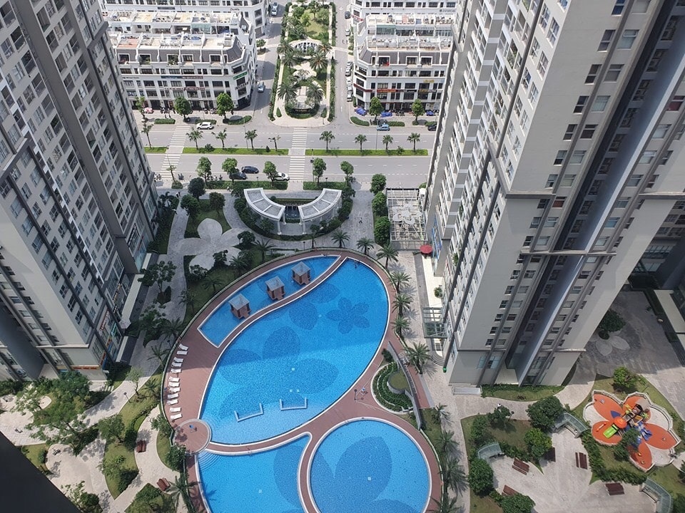 Chính chủ bán căn hộ tòa A3, 52m2, 1PN, cửa TN, ban công ĐB tại Vinhomes Gardenia giá 5,99tỷ