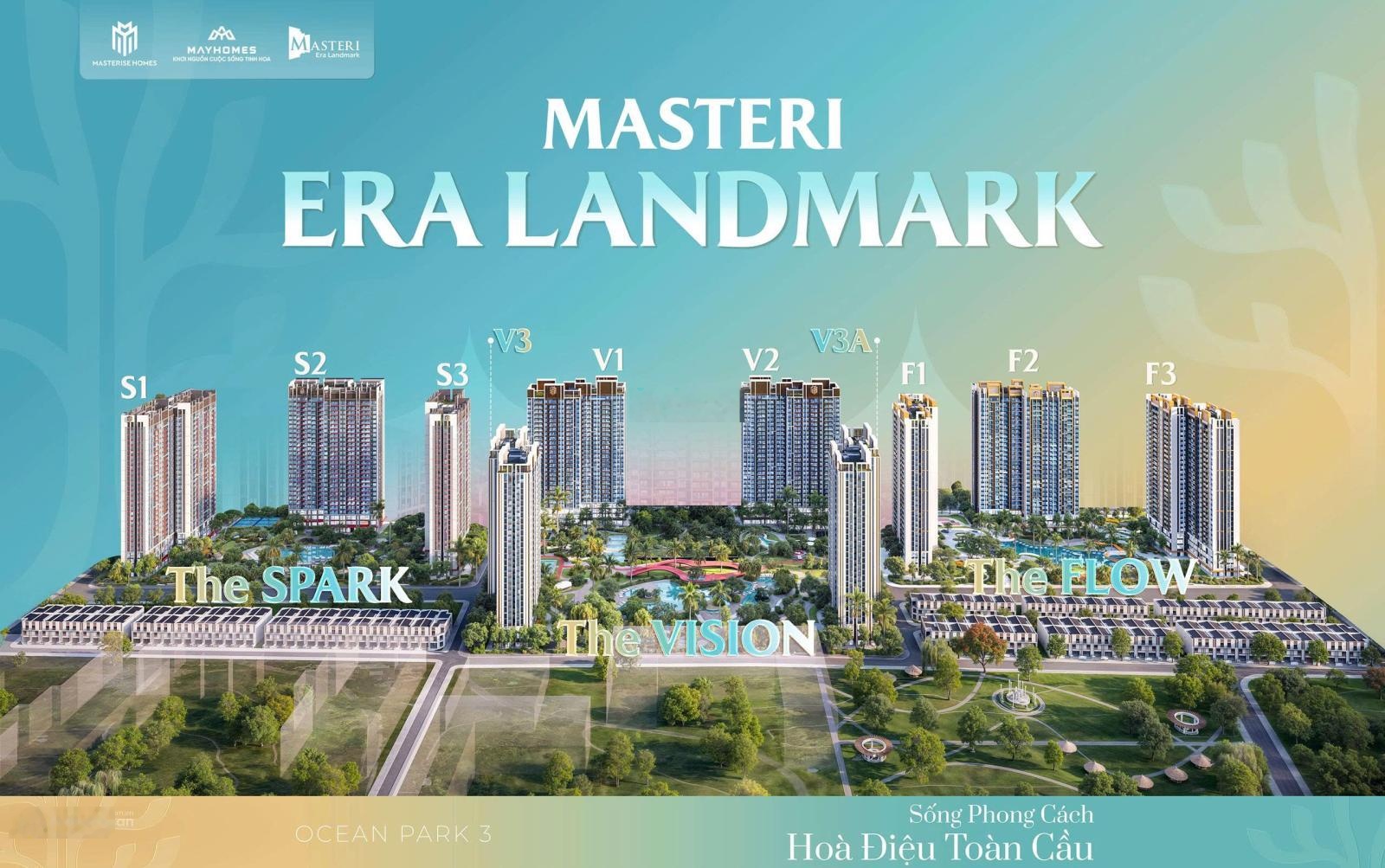 Masteri Era Land mark, Bán căn 2pn 2vs tầng 19 dt 59 thông thuỷ Giá 4,16 tỷ full VAT