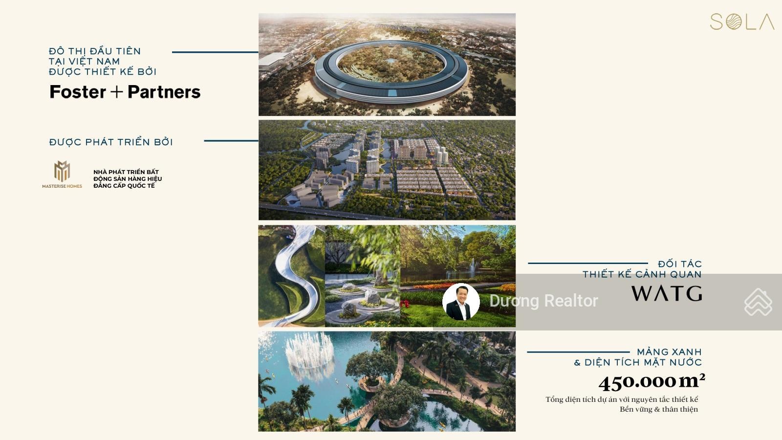 Biệt thự bán đảo Sola đơn lập góc |234m2 (13mx19m) | view kênh đào nhạc nước dài Nhất Đông Nam Á