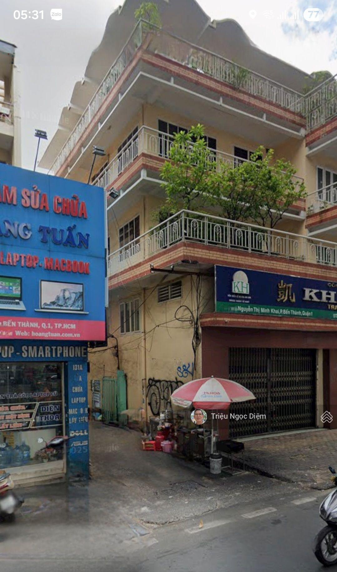 Tài sản hiếm khu VIP Nguyễn Thị Minh Khai, Quận 1. Hẻm sát mặt tiền ngang 6 mét 5 tầng BTCT