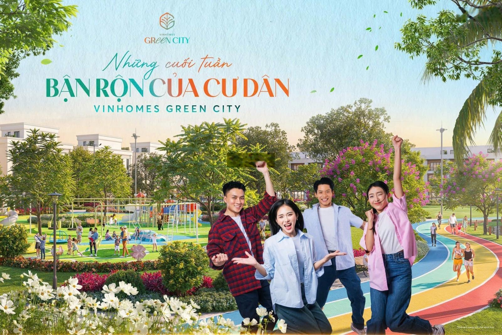 Nhà liền kề 75m tại Vinhomes Greencity