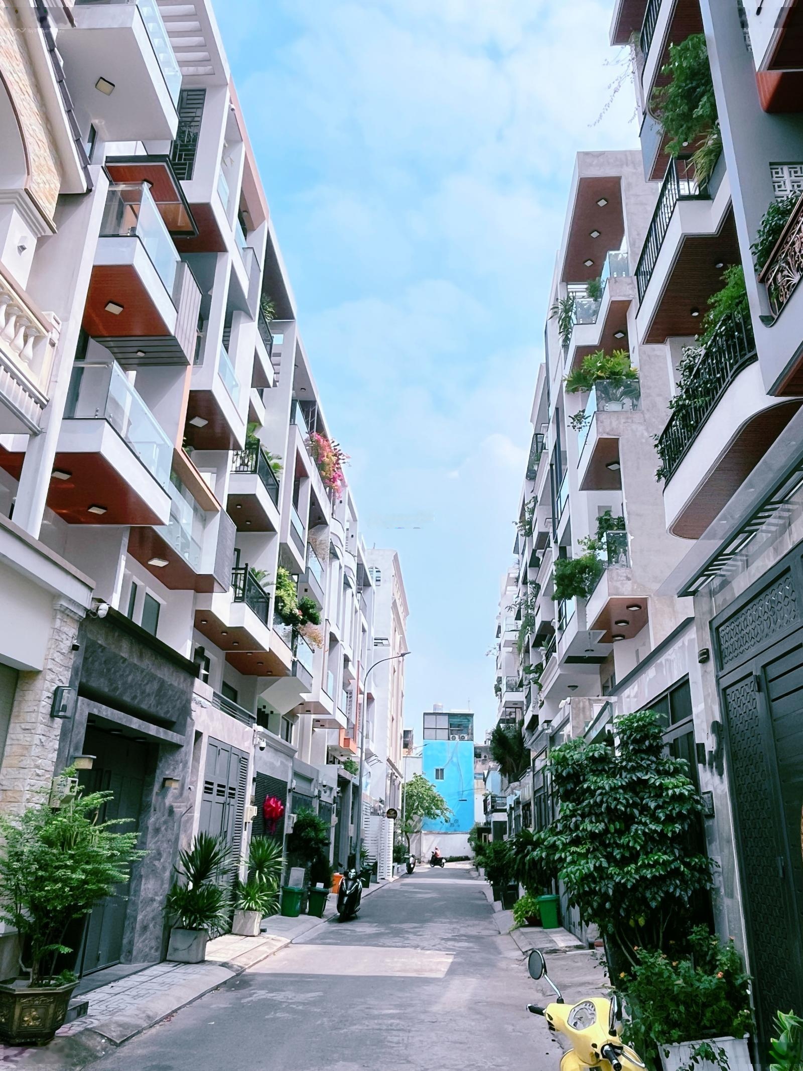 Nhà mới đường 8m khu đồng bộ nguyễn tư giản gò vấp - tặng full nội thất - 5tầng - giá nhỉnh 10 tỷ