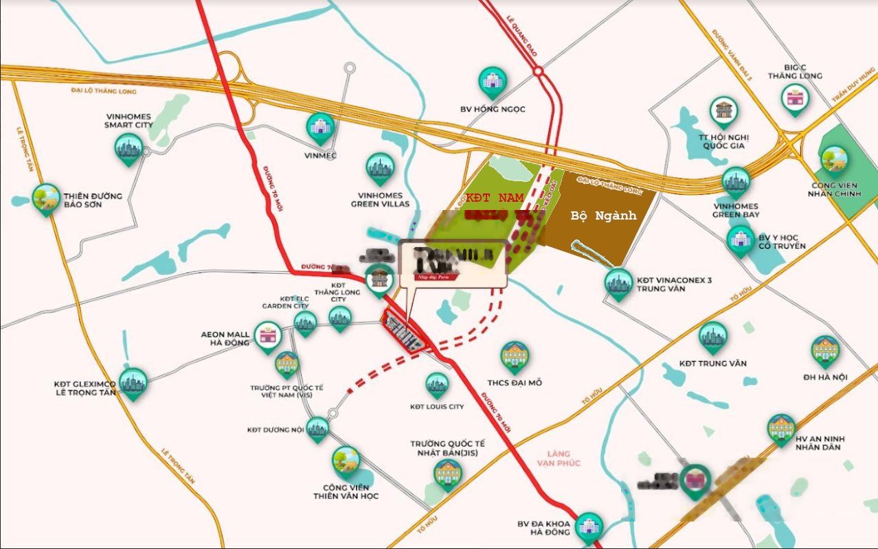 Bán nhanh CH 3 ngủ 115m2 2 mặt thoáng mặt đường Lê Quang Đạo kéo dài hướng ĐN