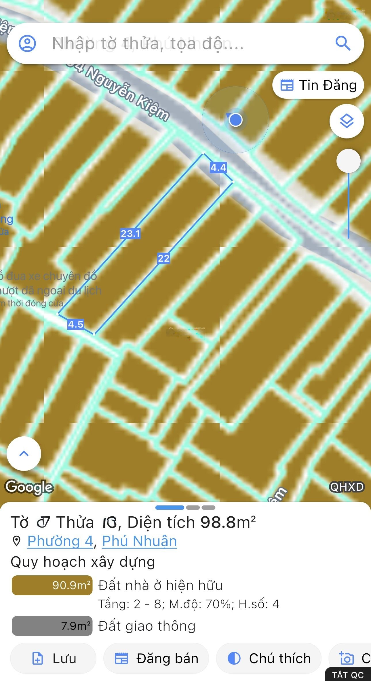 NHÀ NÁT (4.4 x 23) hẻm OTO tránh - GPXD (Hầm + 5Tầng) phù hợp xây CHDV giá chỉ 14.5tỷ