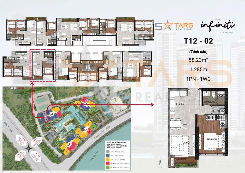 Cần bán nhanh căn hộ Infiniti 58m2, 1PN 1WC, chỉ 6tỷ tròn, LH Phong 0944206151