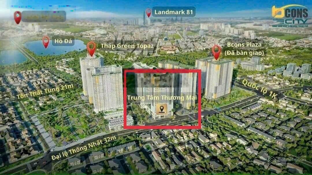 Rổ hàng nội bộ bcons city ck 5% giá từ 2tỷ4 2pn 2wc có vat, ân hạn gốc lãi, vay lên đến 80%