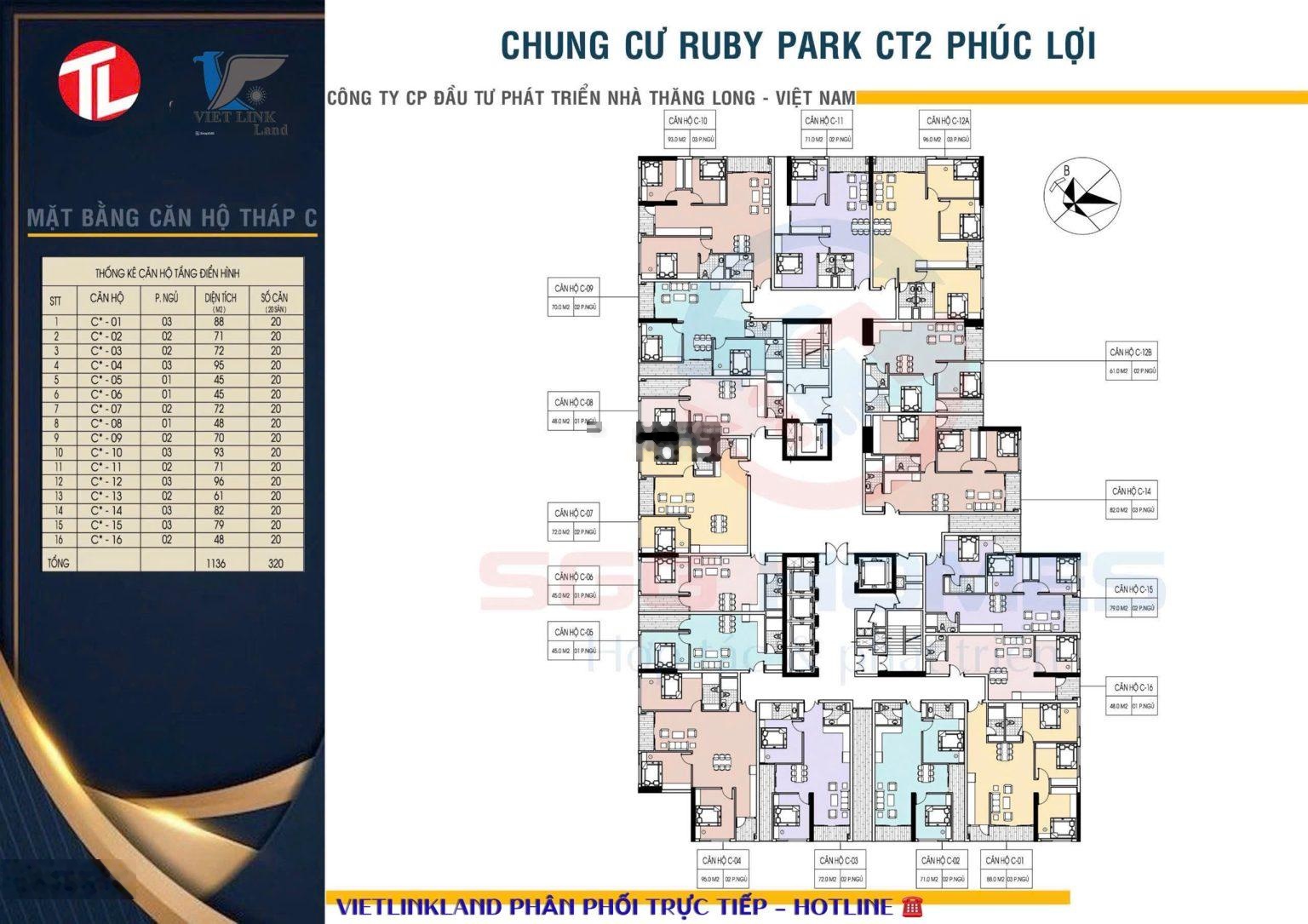 Cần Bán Gấp 4 Căn CC Ngoại Giao Ruby Park Căn Đẹp Tầng Đẹp Giá Tốt Nhất