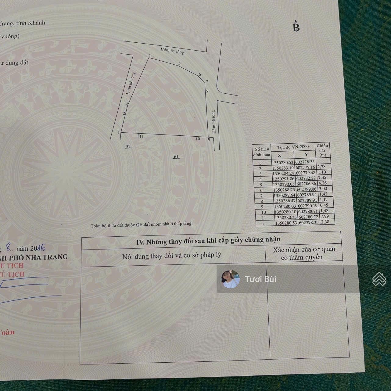 Cần bán gấp căn nhà cấp 4 3 mặt hẻm DT- 97,7m2, toạ lạc tại Bình tân,Vĩnh trường cũ, giá chỉ 2ty650
