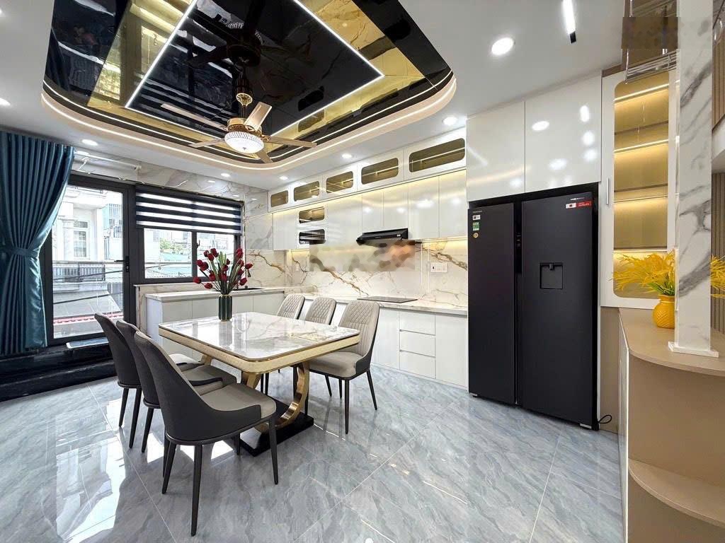 Bán nhà riêng Quận Gò Vấp, F12, Quang Trung, Nhà mới xây 5 tầng, 64m2, Hẻm xe hơi, Chỉ 7 t.ỷ 7.