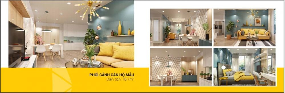 Chung cư Topaz Elite, 4,25 tỷ, 79m2, 2PN, 2WC tại Cao Lỗ, Q8, HCM