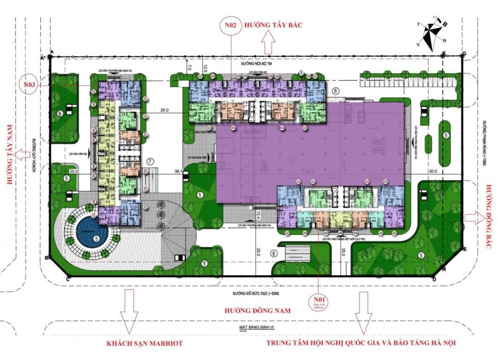 Bán căn Thương Mại tầng 4, 250m2 toà W2 Vinhomes West Point, dòng tiền 140tr/tháng LH 0962636162