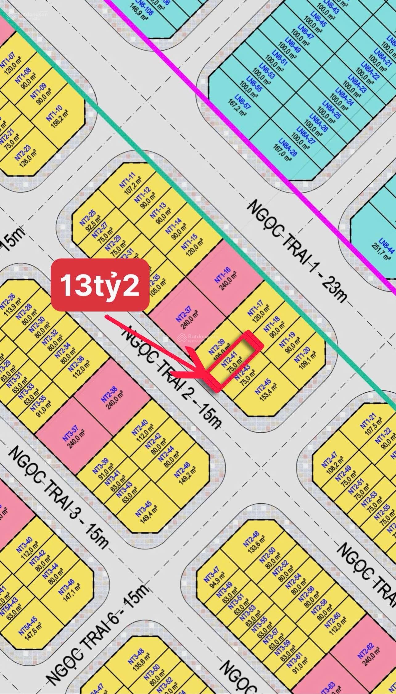 Căn LK sát đường chính 23m khu Ngọc Trai KĐT Vinhomes Pearl Bay Nha Trang - Vin Group - 9 Trần Phú