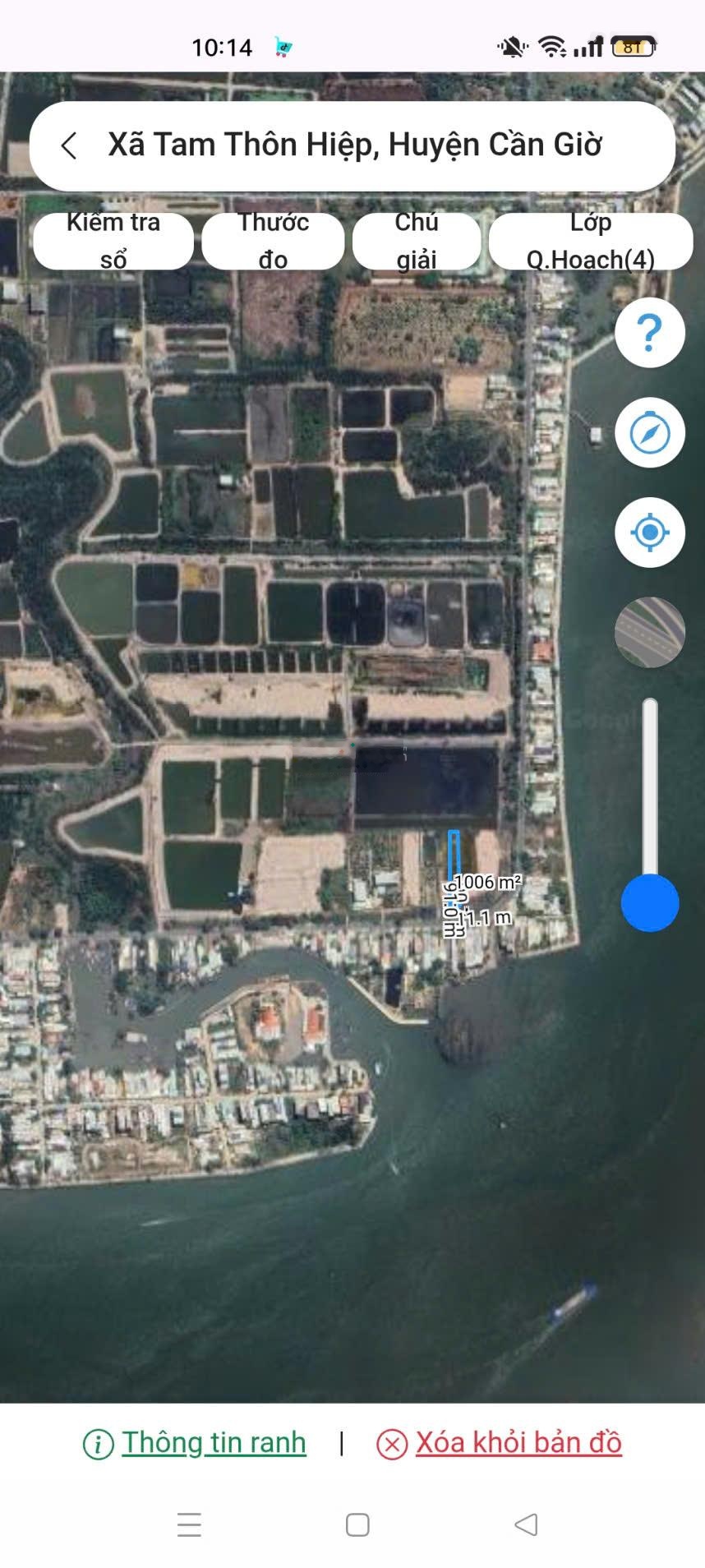 Bán 1000m2 đất có thổ cư, mặt tiền đường Tam Thôn Hiệp