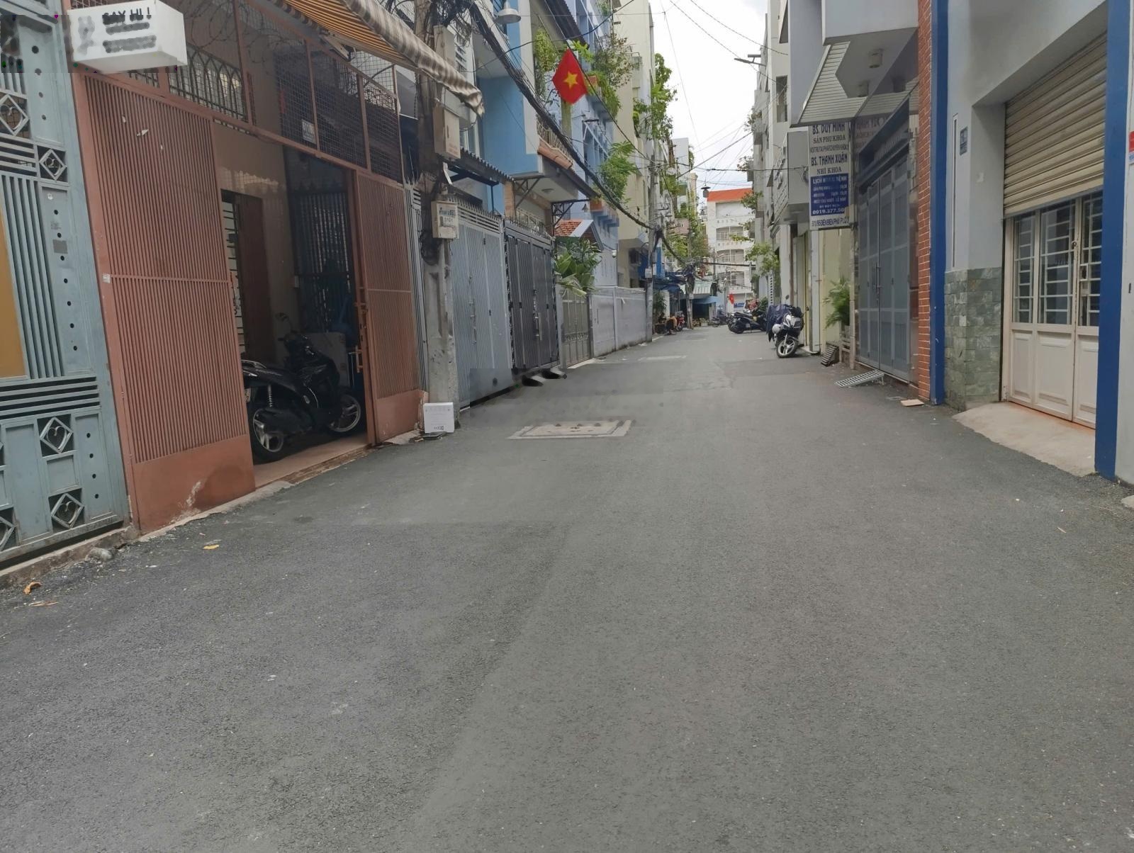 Sân đậu xe hơi, 4 tầng, cn40m2, vuông vức, hđt 28tr/tháng, giá 8.x - hoàng hoa thám, p5, phú nhuận