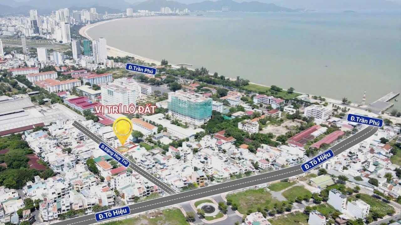 Bán đất 2 mặt tiền view biển Đặng Huy Trứ 136m tặng thiết kế 7 tầng dòng tiền 180tr/tháng