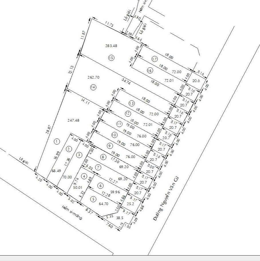Bán đất mặt tiền kinh doanh Nguyễn Văn Cự Bình Tân 92m2 chỉ 6,4 tỷ số lượng còn vài nền