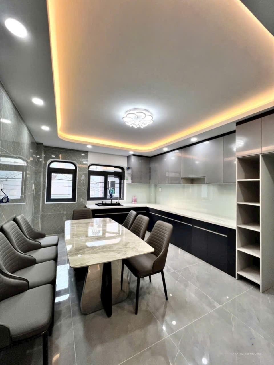 Bán Nhà Lô Tư, Bình Tân Giá Bình Chánh Xây Mới 5 Tầng Có Thang Máy Gần, HXH 70m2 5PN Kế Chợ Gò Xoài