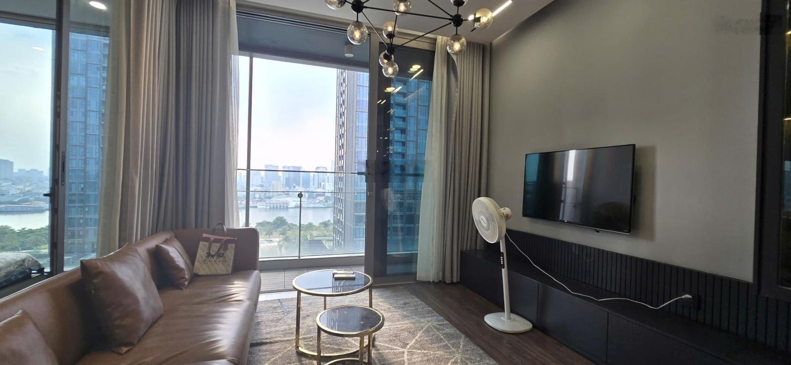 Empire City- Cho thuê 1 phòng ngủ view sông Bitexco, nội thất cao cấp