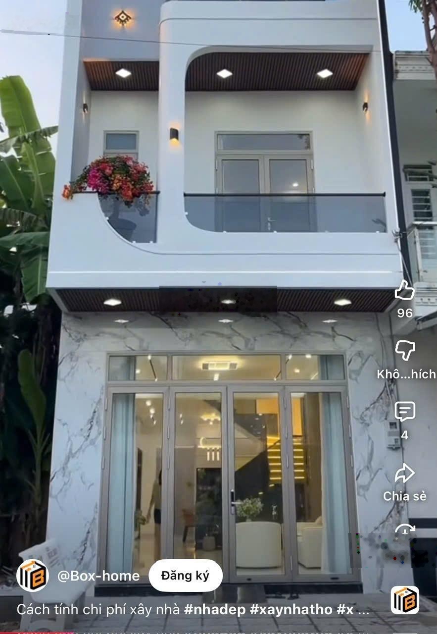 Bán nhà đường 16 mặt tiền kinh doanh 12m xây 2 tầng DT 4x17m nhà mới đẹp 2PN 2toilet, chỉ 6tỷ4