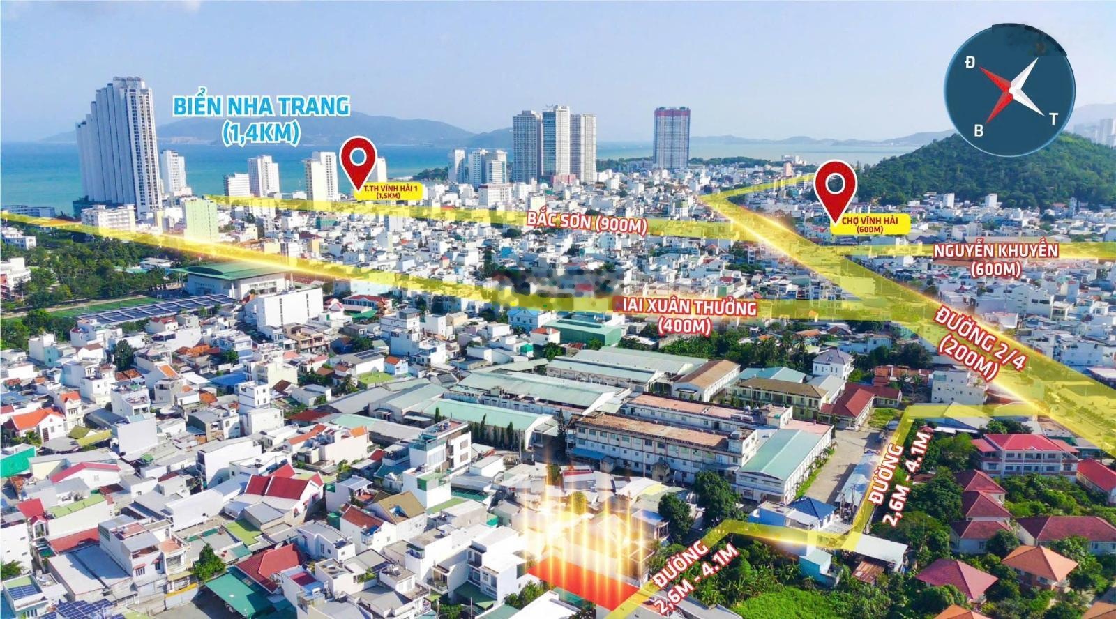 Bán đất gần biển, Bắc Nha Trang, Khánh Hòa