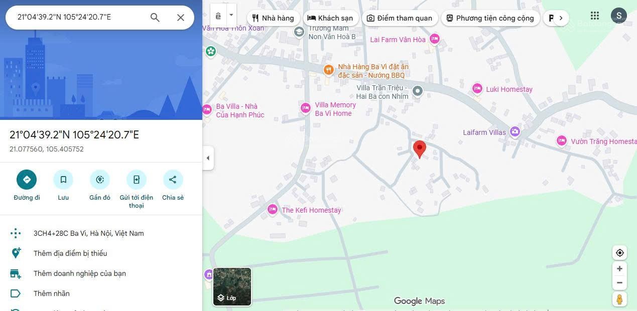 Bán đất nghỉ dưỡng xã Vân Hòa, Ba Vì, Hà Nội, 4,95 triệu / m2, 1319 m2, chính chủ, miễn trung gian