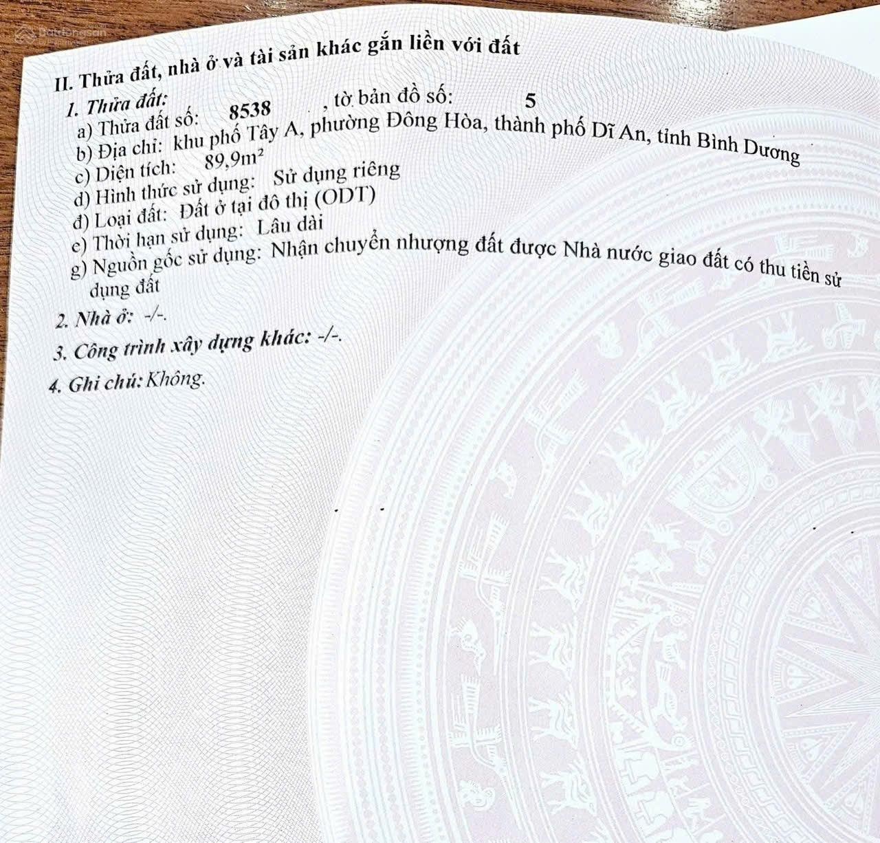 Đất MT kinh doanh T5 (Võ Thị Sáu - Hai Bà Trưng); Gần làng đại học quốc gia TP HCM; 90m2 full TC