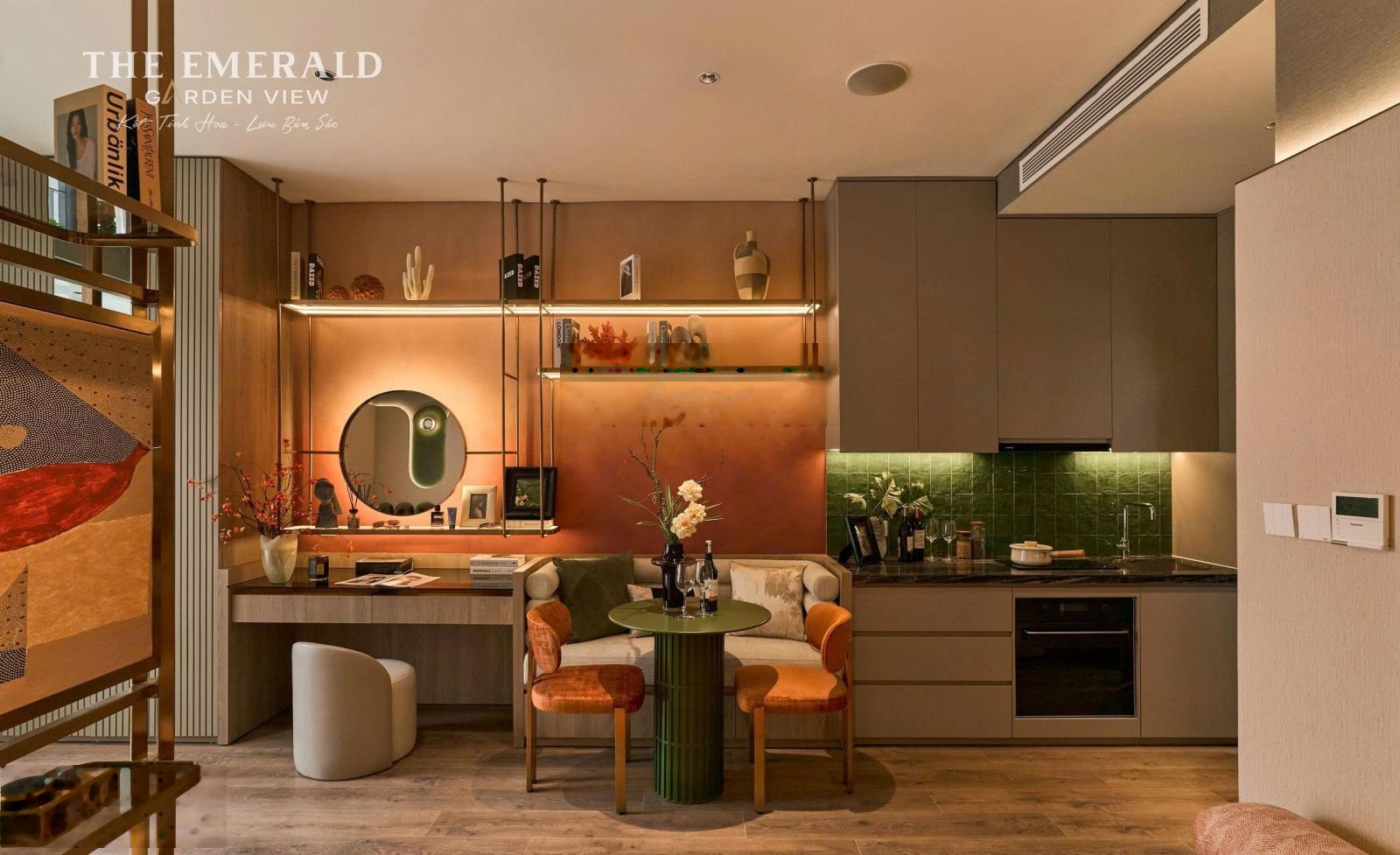 Bán CH The Emerald Garden View, Nguyễn Chí Thanh, 1,39 tỷ, 40m2- Giá F0