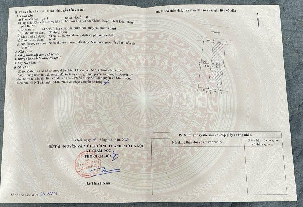 Hiếm - An Thọ - 45m2 - lô diện tích nhỏ - vừa tiền thanh khoản cao - 5 ôtô tránh - đường kinh doanh