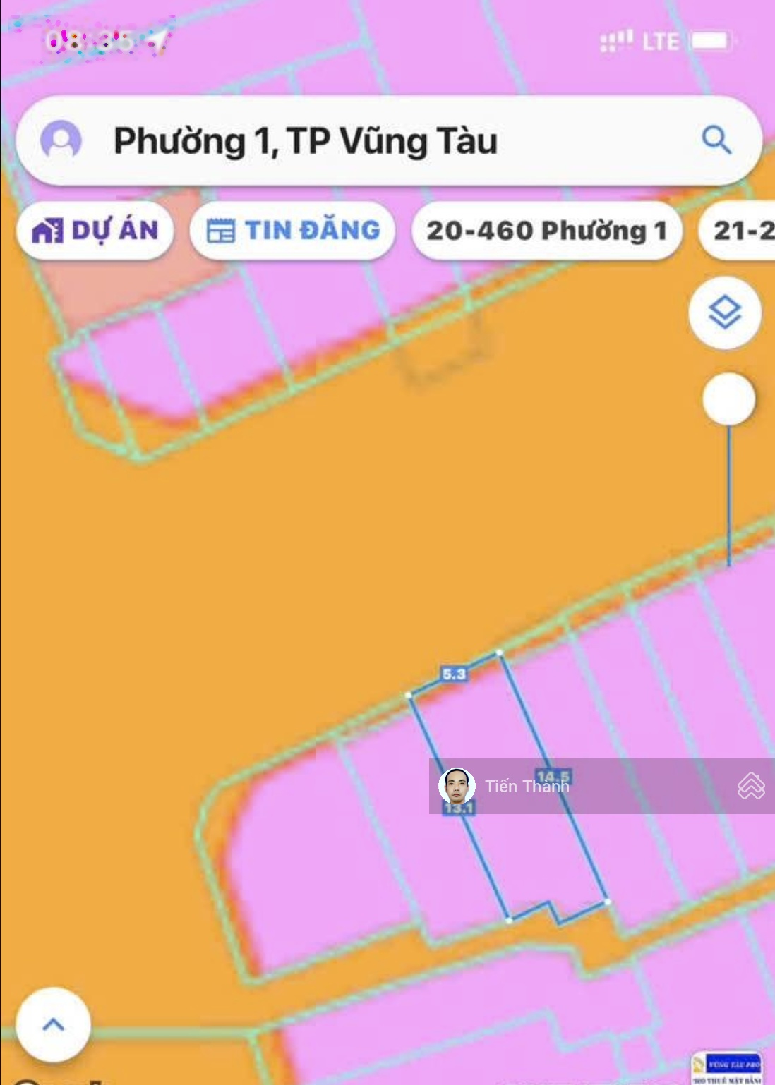 Bán nhà MT Đồ Chiểu, Vũng Tàu ngay ngã 3 đối diện Bánh Mì Không Tên, thổ cư 100% sẵn dòng tiền