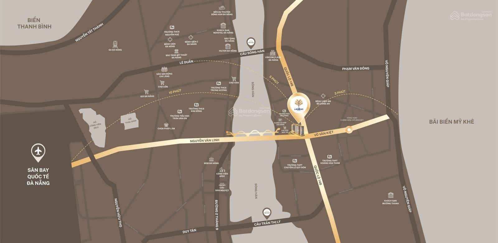 Căn hộ The Legen City Đà Nẵng - vị trí độc tôn Cầu Rồng- biểu tượng tương lai- xứng tầm huyền thoại