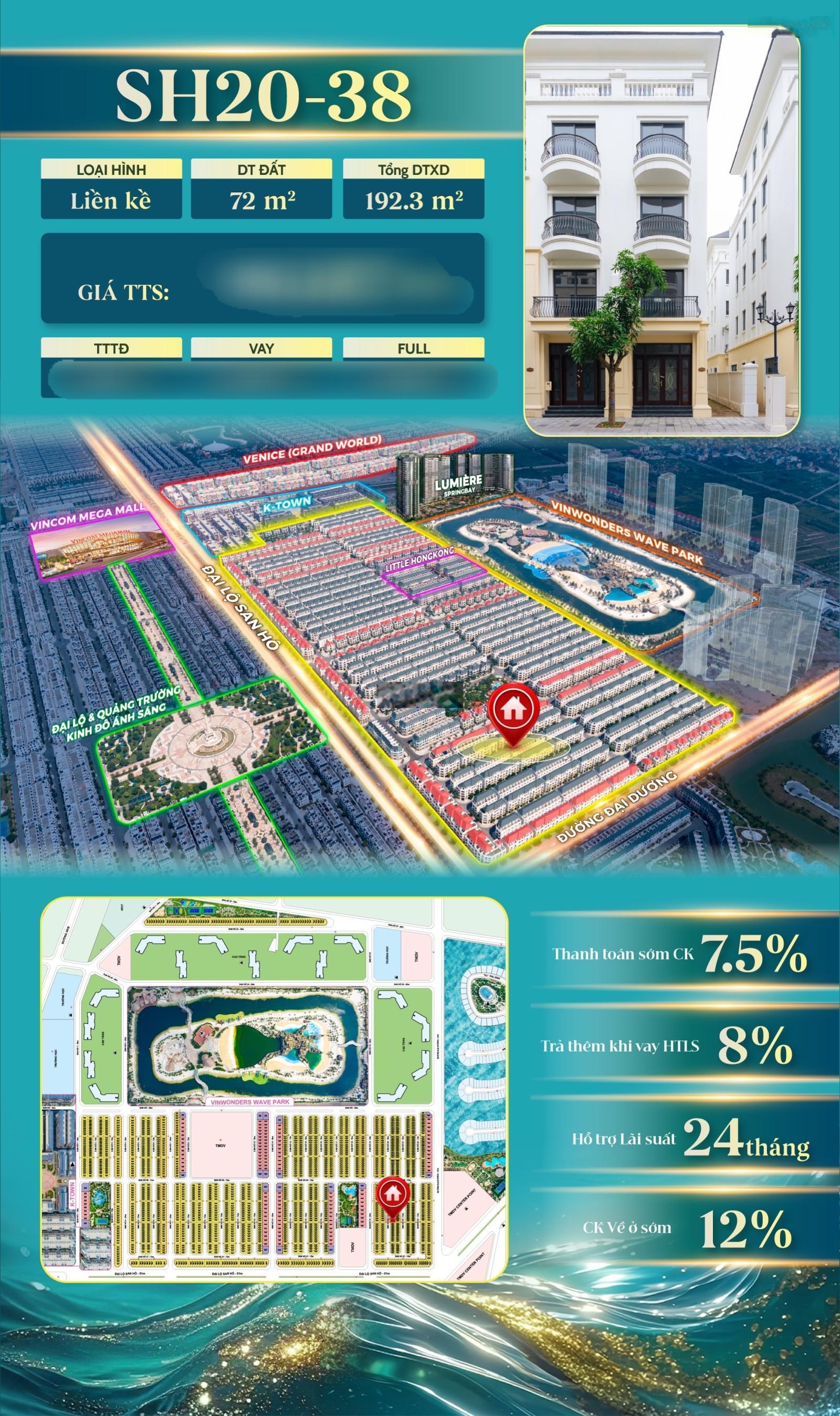 Bán Liền Kề Xẻ Khe Hoàn thiện full 5 tầng giá rẻ nhất lịch sử tại San Hô - VHOP2, 72m2, 9 tỷ