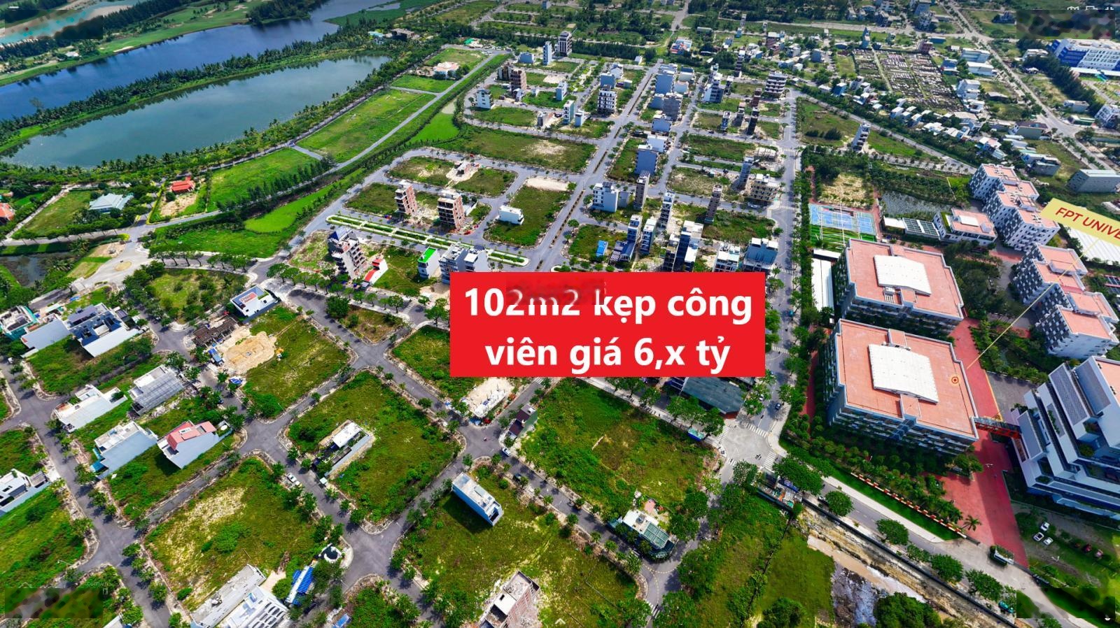 Đất nền - trục kinh doanh chính shophouse fpt - 108m2 đường 9,5m