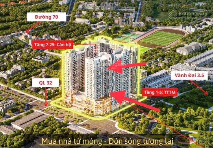 Bán căn hộ chung cư cao cấp tại The Wisteria, giá thỏa thuận, 73m2, 2PN, 2WC, Hoài Đức, Hà Nội