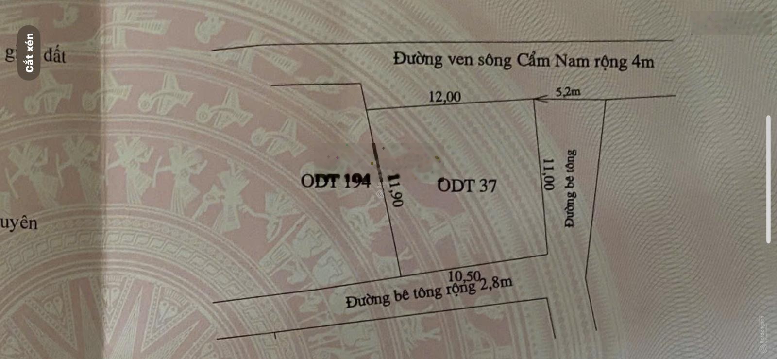 Bán 3 mặt tiền view sông ký ức Hội An