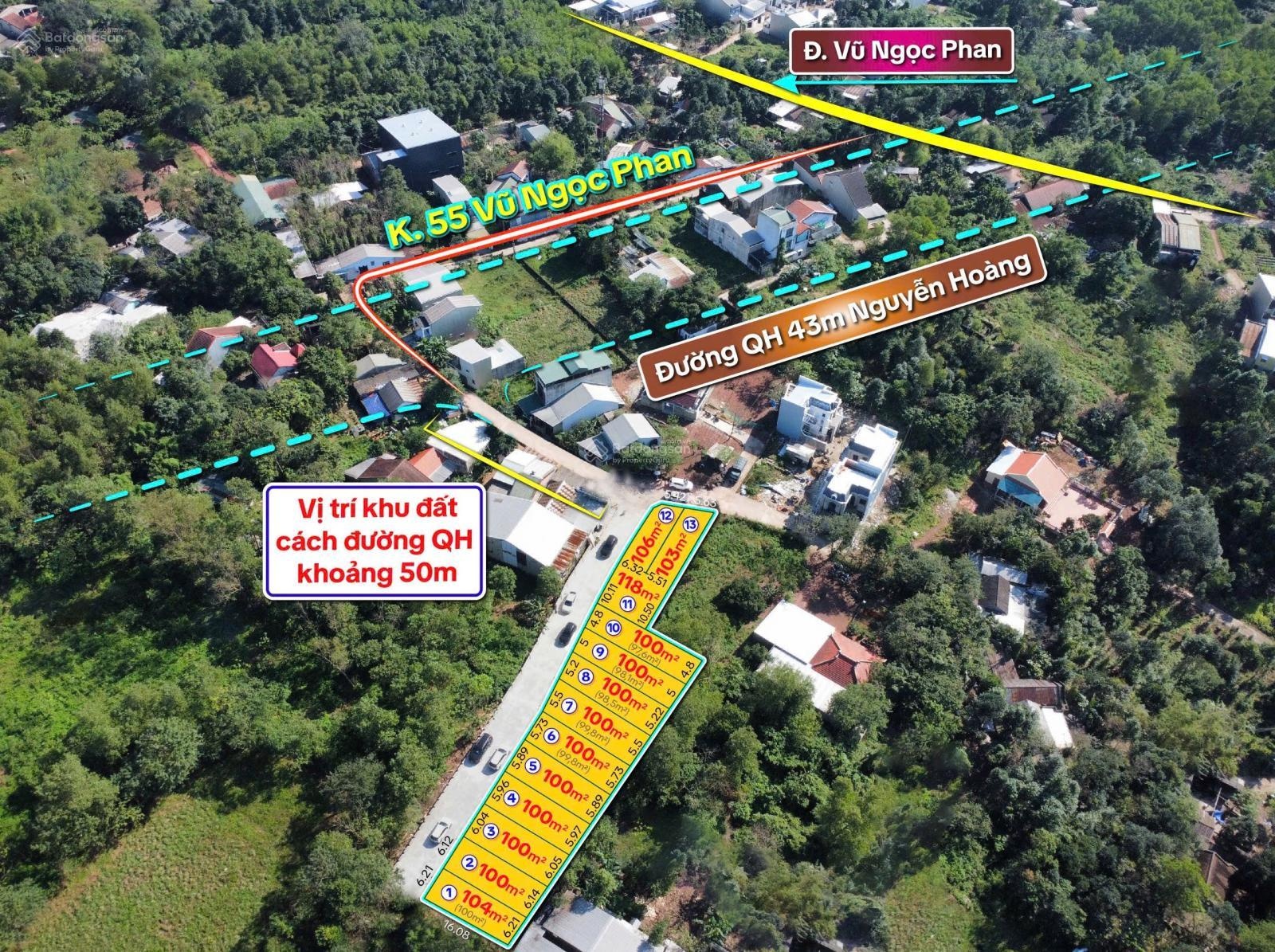 Đất kiệt 55 vũ ngọc phan, đường 6m - phường thuỷ xuân - tp huế