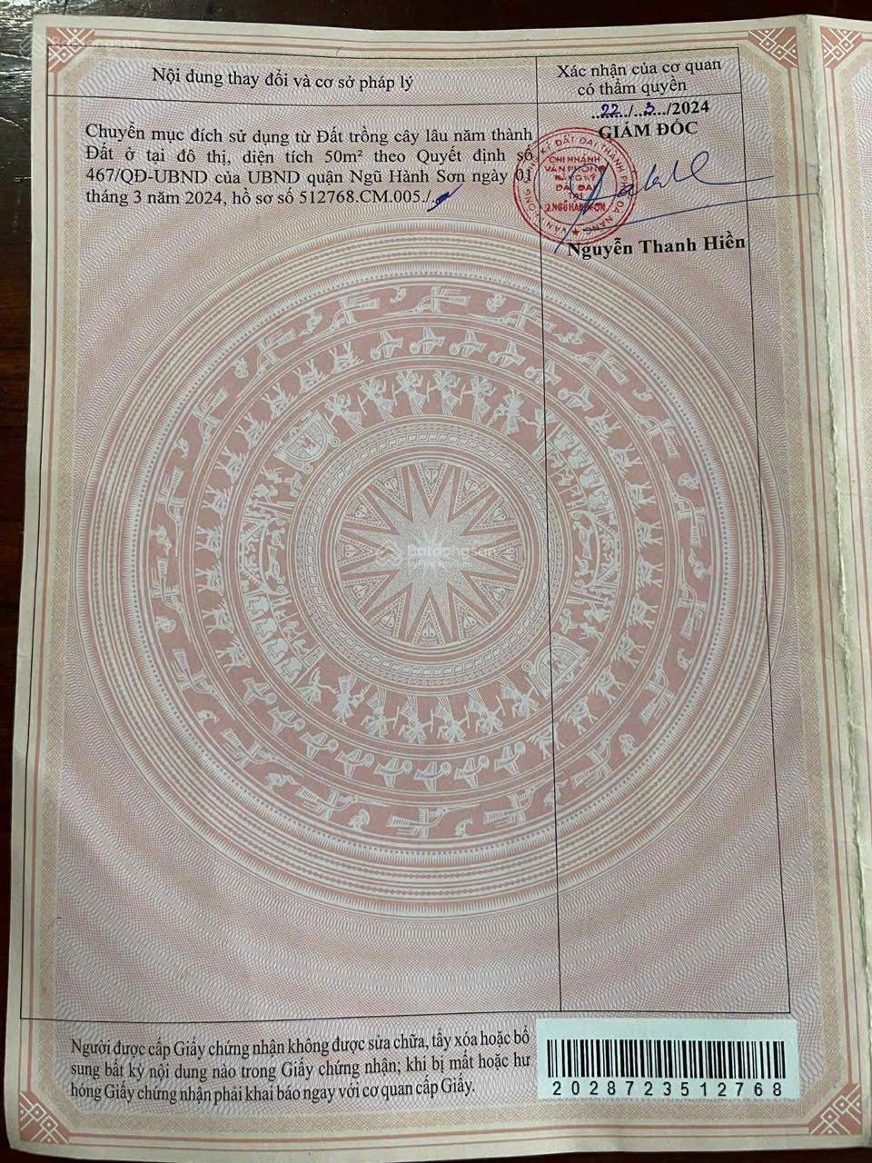 Bán nhà mặt phố tại Đường Lưu Quang Vũ, Hòa Quý, Ngũ Hành Sơn, Đà Nẵng, 4,5 tỷ, 216m2. Hot